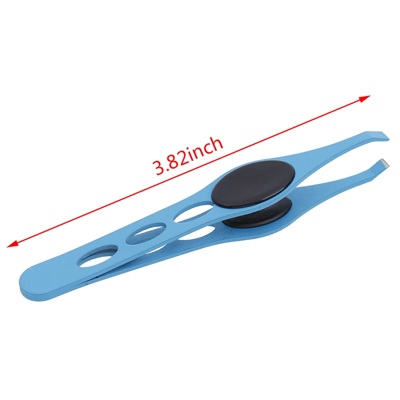 1Pc Professional Eyebrow Tweezers Eyebrow Hair Removal Clip Makeup Eyelash Extension Eyelash Tweezers Beauty Random color 5