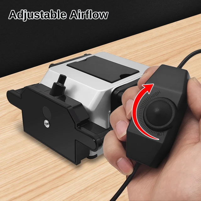 LASER TREE New 24V Electromagnetic Air Pump Lower Noise Compressor with Adjustable Airflow for Laser Head Air Assist 4