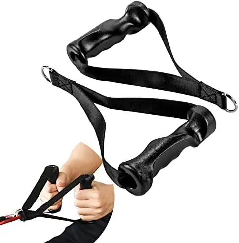 

Cable Machine Handles Attachment, Heavy Duty Exercise Handles Resistance Exercise Hand Grips for Yoga, Cable Machine Pulleys, P