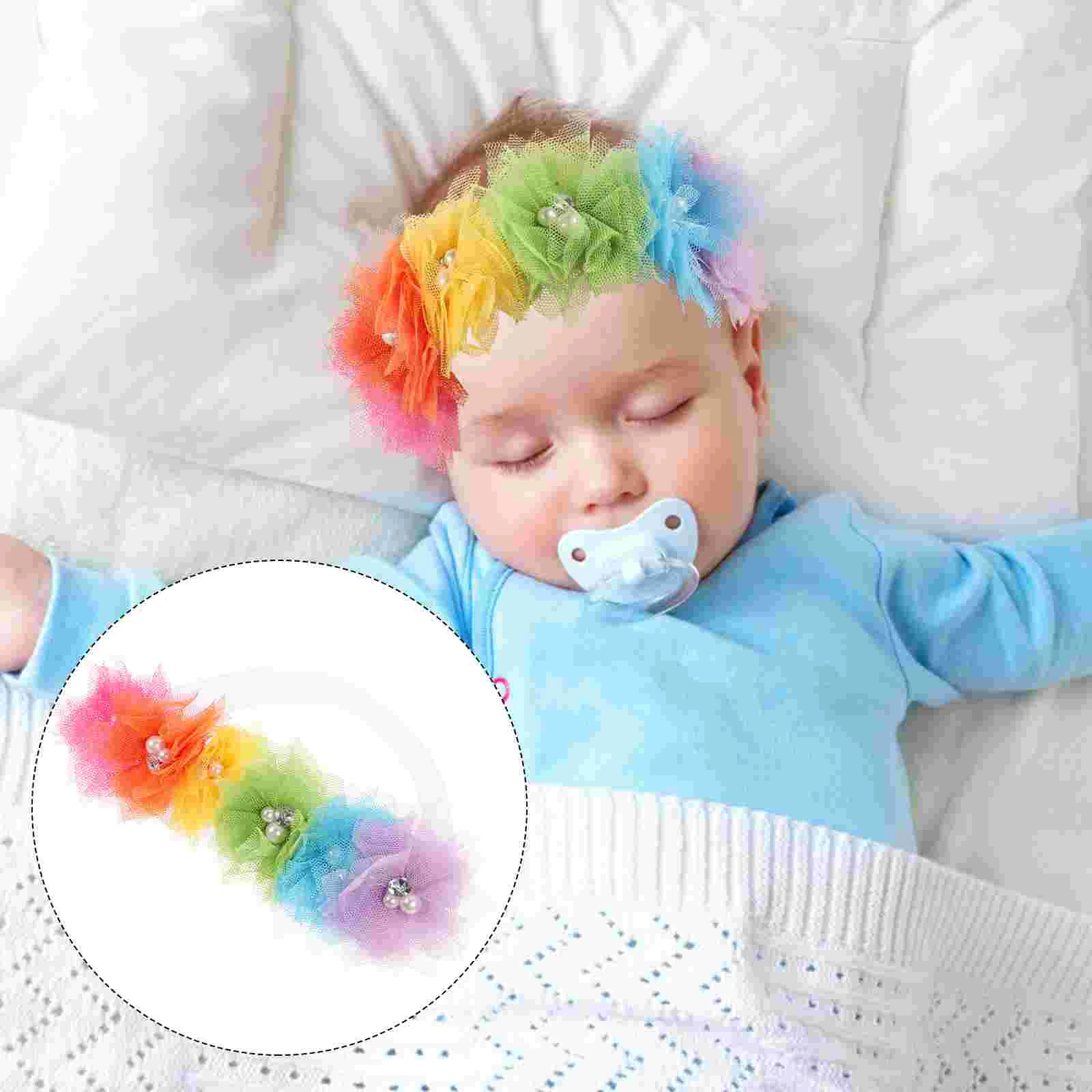 

Hair Ribbons Headband Makeup Girl Elastic Hairband European American Decor Child