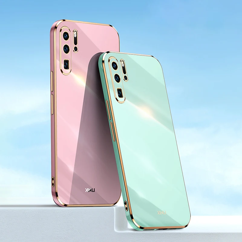 Роскошный чехол для телефона с квадратным покрытием Huawei P20 Pro Lite защитная задняя