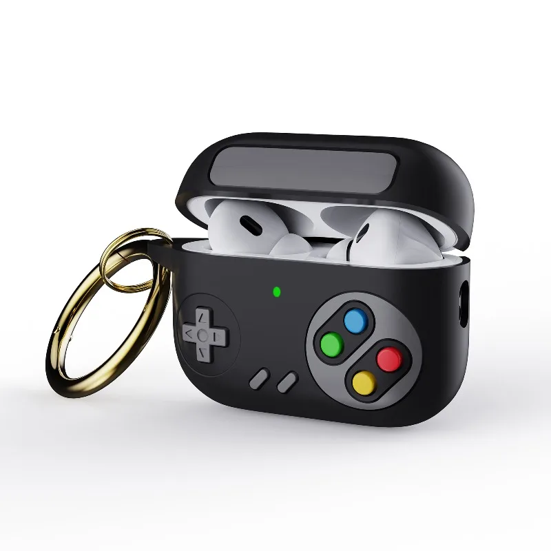 3D Silicone Game Console Shockproof Protective Earphone Case