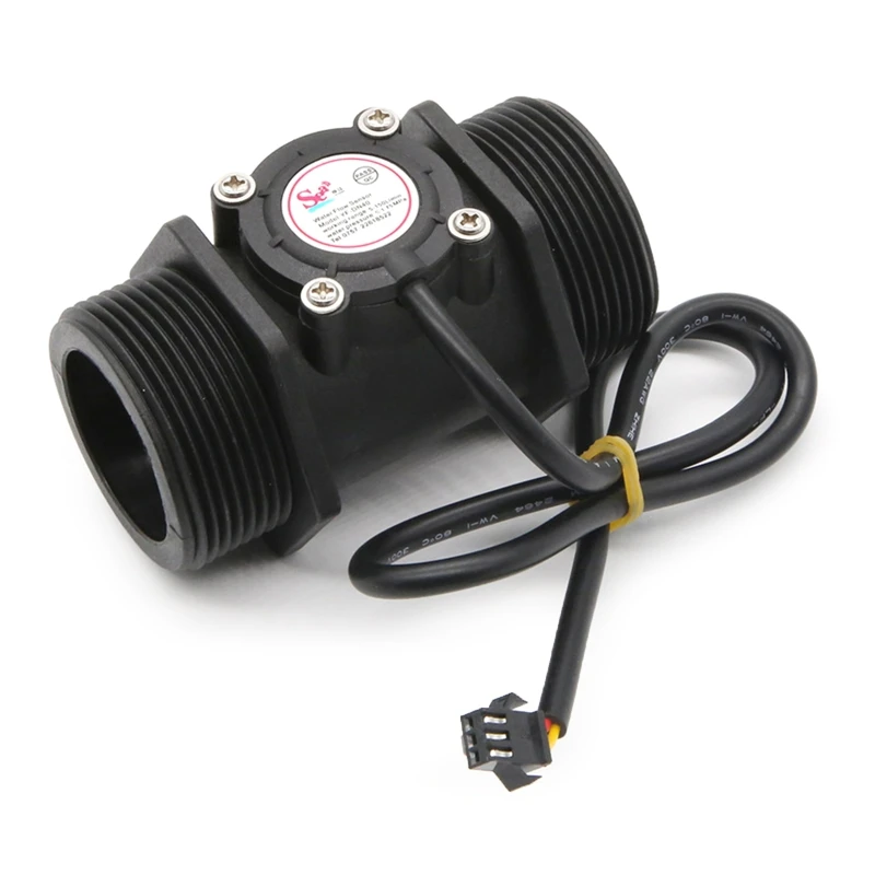 

Water Flow Meter for Turbine Flowmeter Water Flow 1.5-inch Thread Portable Water Flow Plastic