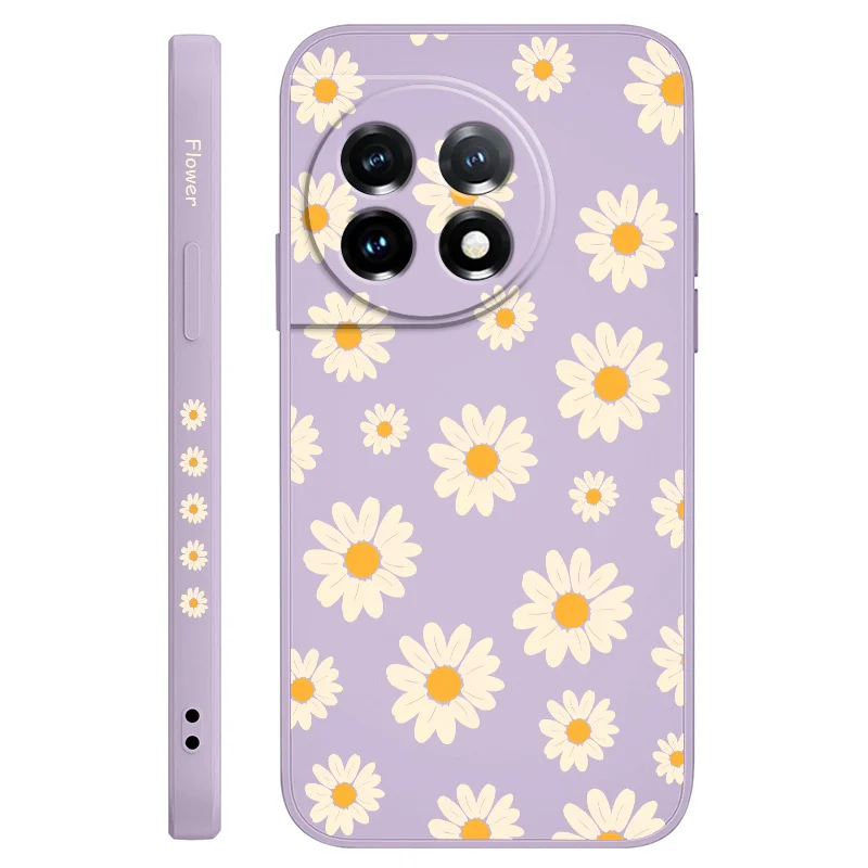 Corrugated Daisy Liquid Silicone Phone Case