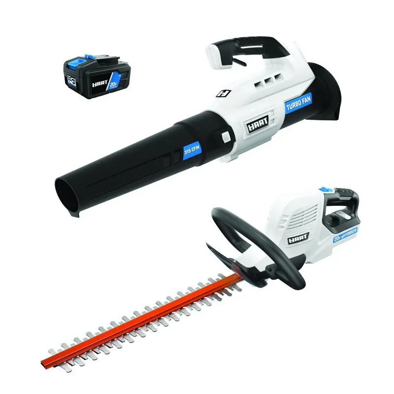 

Turbo Fan Blower Kit with 20- 18-Inch Hybrid Hedge Trimmer (2-Tool)
