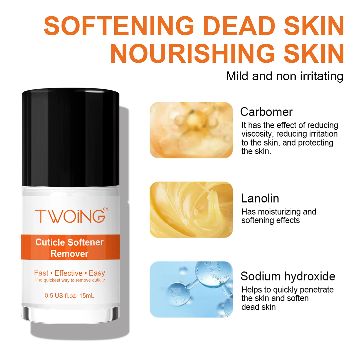 15 مللي كريم مزيل لليد والقدم للعناية بالأظافر ترط...