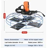 4380W Electric Concrete Trowel Floor Grinding Sanding Tool With Blade Collector LED Lighting For Road Bridge Construction 4