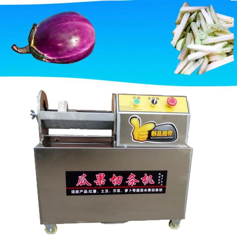 

Desktop Electric Vegetable Cutter Stainless Steel Carrot Cutting Machine
