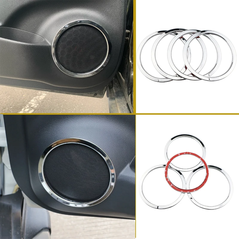 Per Nissan X-Trail Xtrail Rogue T32 2013-2017 Car Door Speaker Ring Cover Altoparlante Decorazione Trim Sticker Accessori