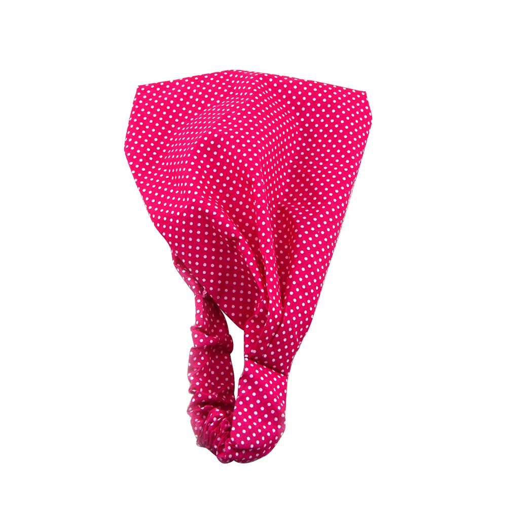 1PC Baby Floral Polka Dot Print Turban Comfortable Headscarf Elastic Cute Headband Toddler Kids Multicolor Hair Accessories