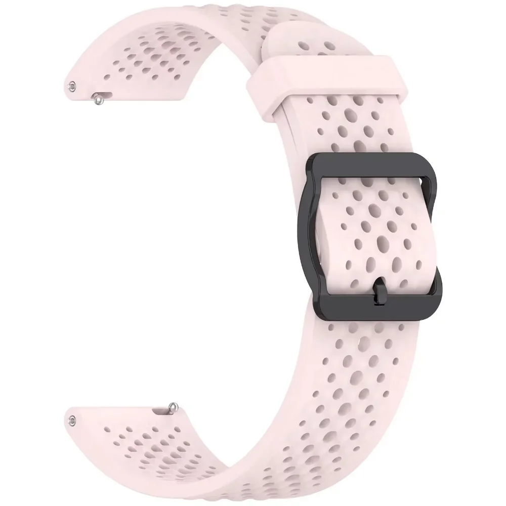 Breathable Silicone Wristband Strap - 22mm/20mm, Various Styles