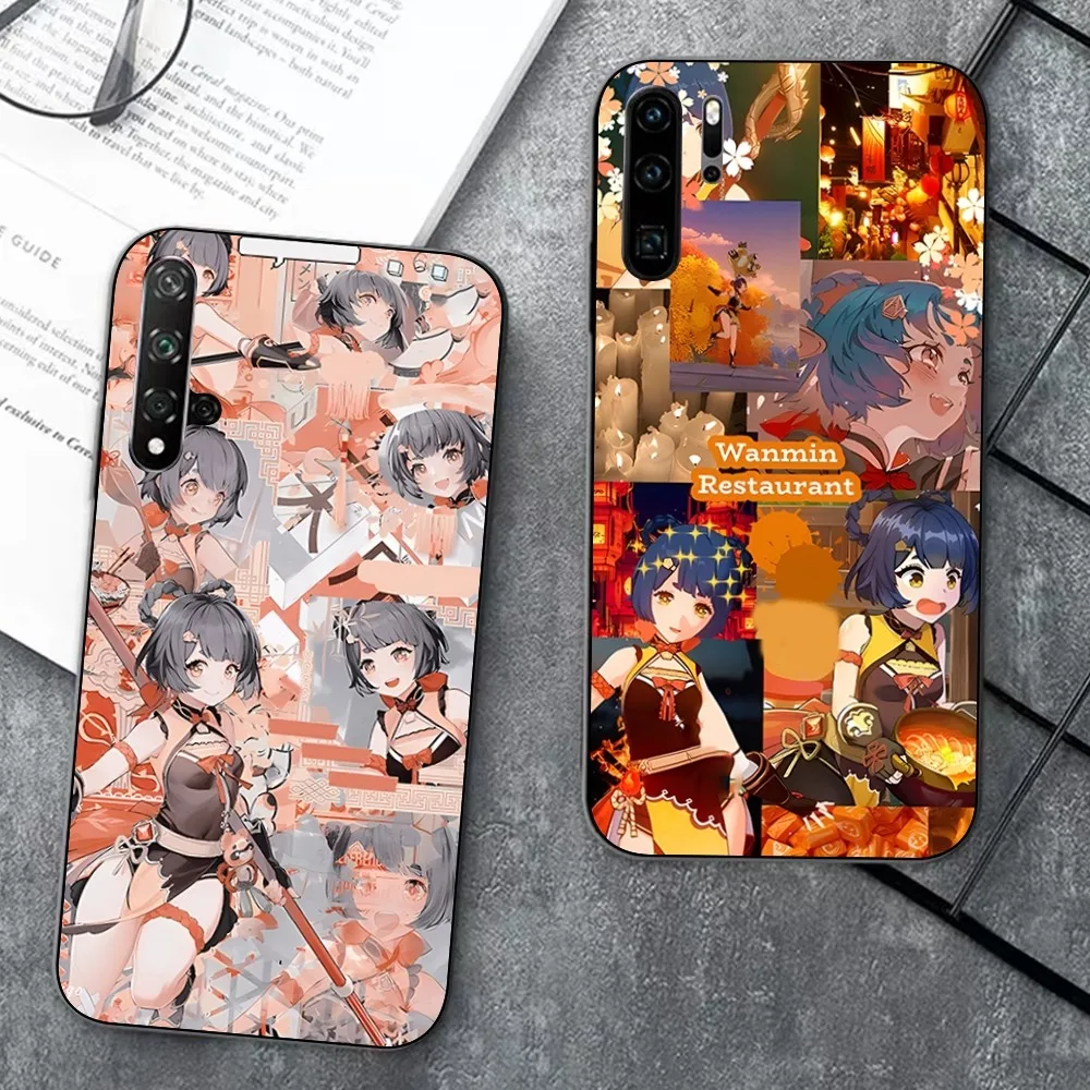 Чехол для телефона Game Genshin Impact XiangLing для Huawei P 8 9 10 20 30 40 50 Pro Lite Psmart Honor 10 lite 70 Mate 20lite