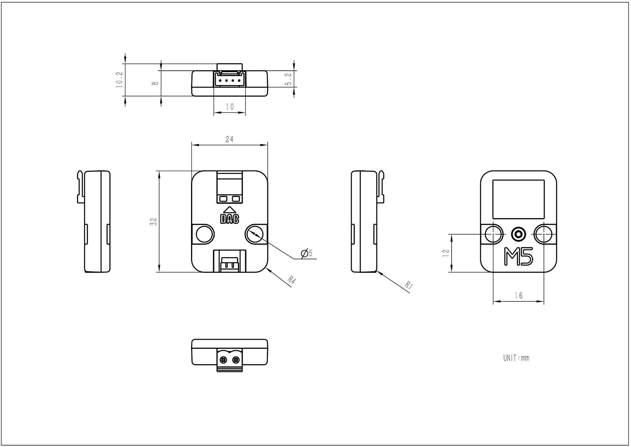 Official DAC 2 I2C Unit (GP8413)