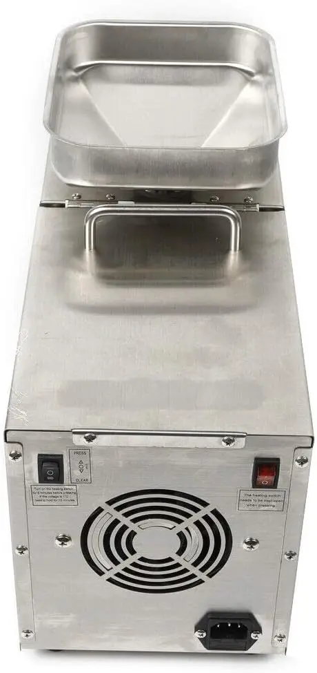 1500W Oil Press Machine Automatic Electric Oil Presser Hot Cold Stainless Steel Oil Extractor Expeller for Flax Peanut Sesame Ca 5