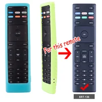 1 PCS Luminous Silicone Case for Vizio Remote XRT136 XRT140 PREV Universal Smart TV Control Skin Sleeve Glowing In The Dark 1