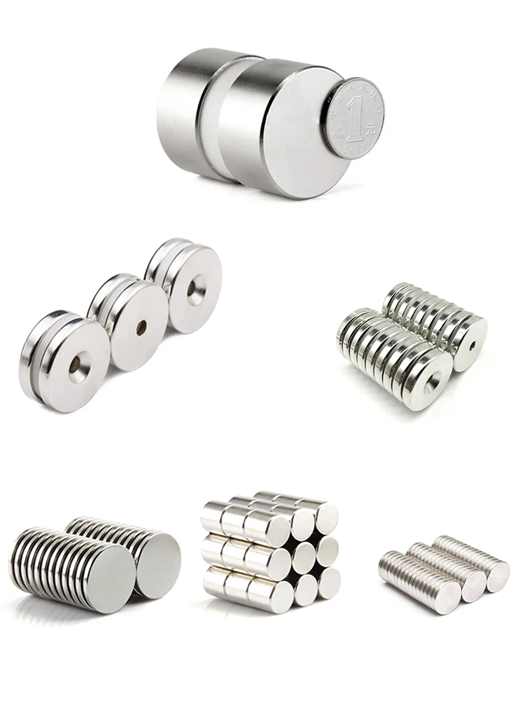 Powerful Round Magnets for Home, Office, and DIY Projects (10-Pack)