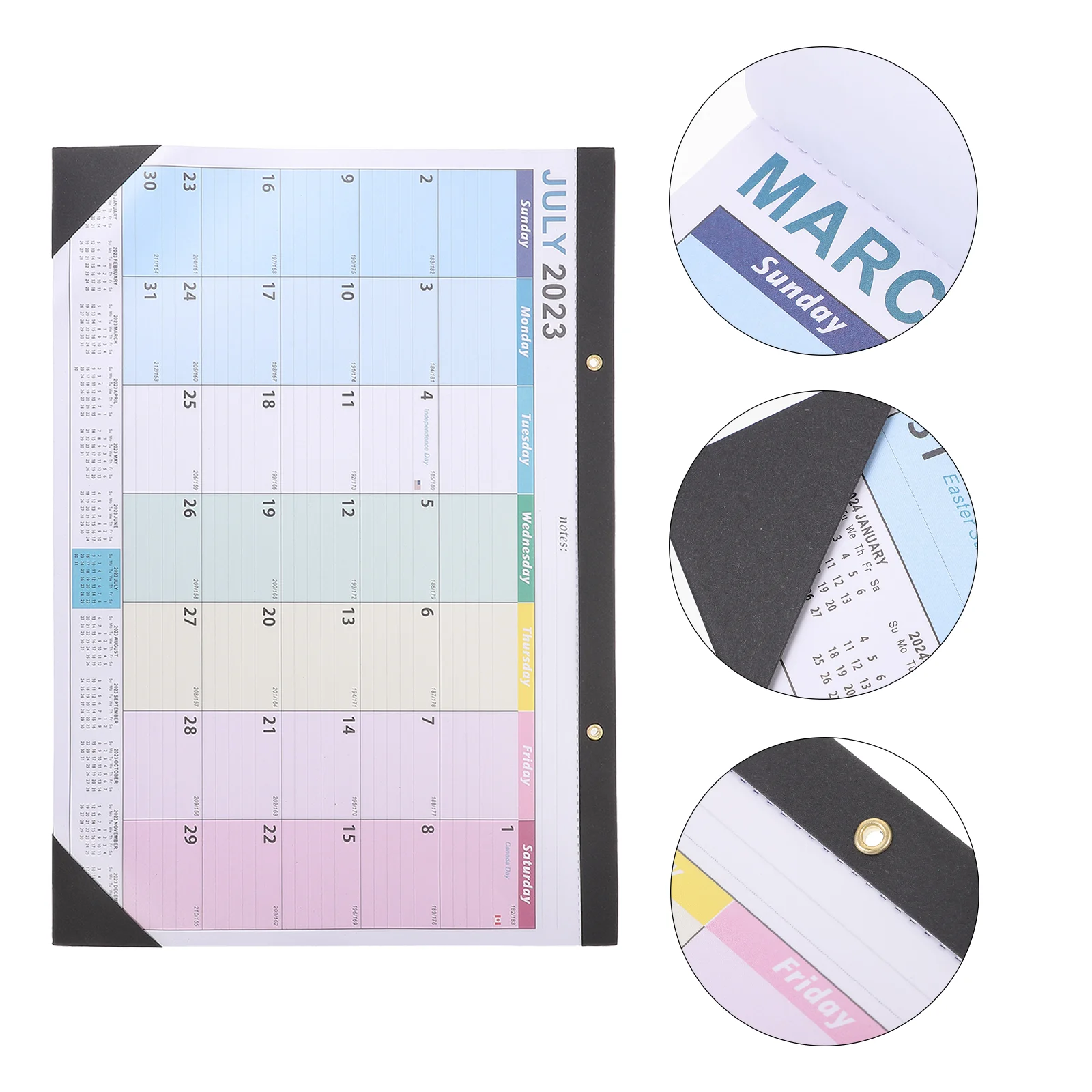 Wall Calendar Desk Calendar 2023-2024 Desk Calendar Planner Calendar Desk Calendar for Plan Office Home