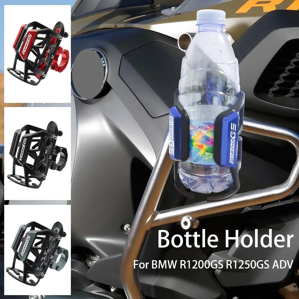 

For BMW R1200GS R1250GS Motorbike Accessories Beverage Water Bottle Cage Drink Cup Holder R1250 R1200 R 1250 1200 GS ADV