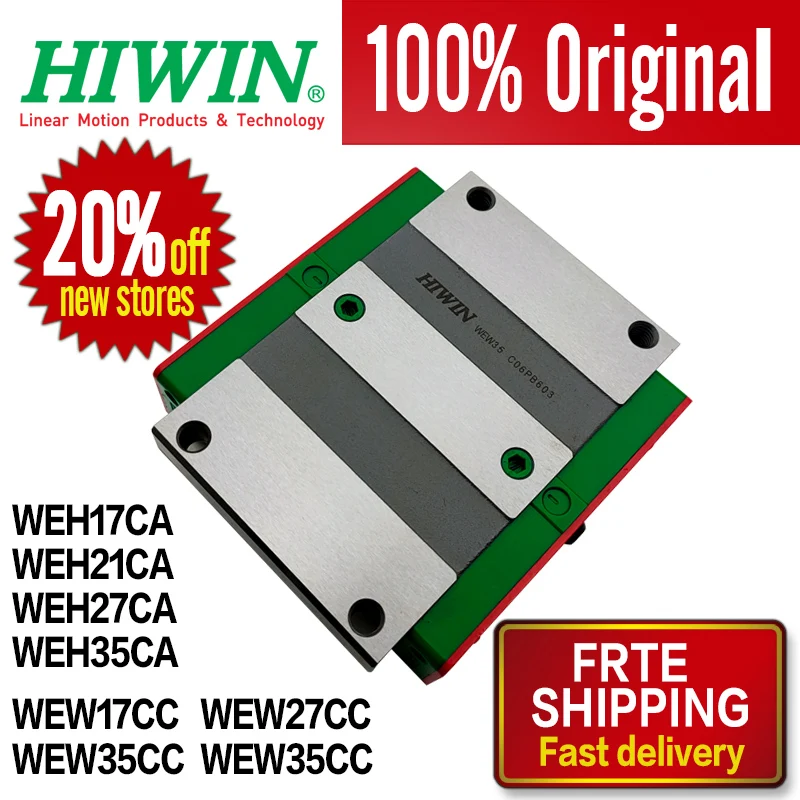 HIWINOriginalLinearGuideRailSlideWEH17CAWEH21CAWEH27CAWEH35CA