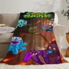Hairy Blankets for Bed Blankets Characters Moshi Monsters Funny Blanket King Size Designer Throw Blanket for Sofa Luxury Bedding 3