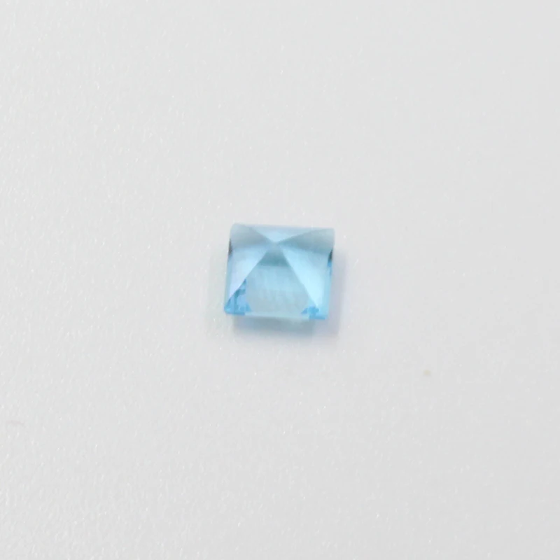 5mm * 5mm Natural Princess Square Cut Topaz Loose Gemstone Jewelry DIY VVS Grade 100% Real Topaz Loose Gemstone for Jewelry DIY