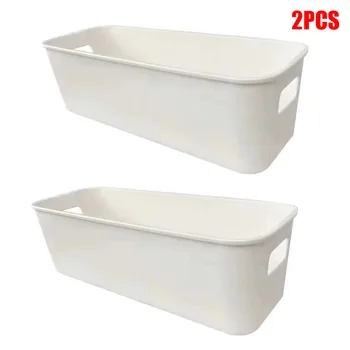 ใหม่ STACKABLE Desktop Storage กล่องผลไม้เครื่องสําอางค์ Sundries ขนาดใหญ่ความจุห้องครัว Bin Coverless Organizer คอนเทนเนอร์ 8