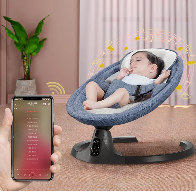 Sdraietta Kinderkraft CALMEE Per Neonati - Dondolo Con Giocattoli, Seduta Ergonomica E Facile Da Pulire, Grigio - Foto 4