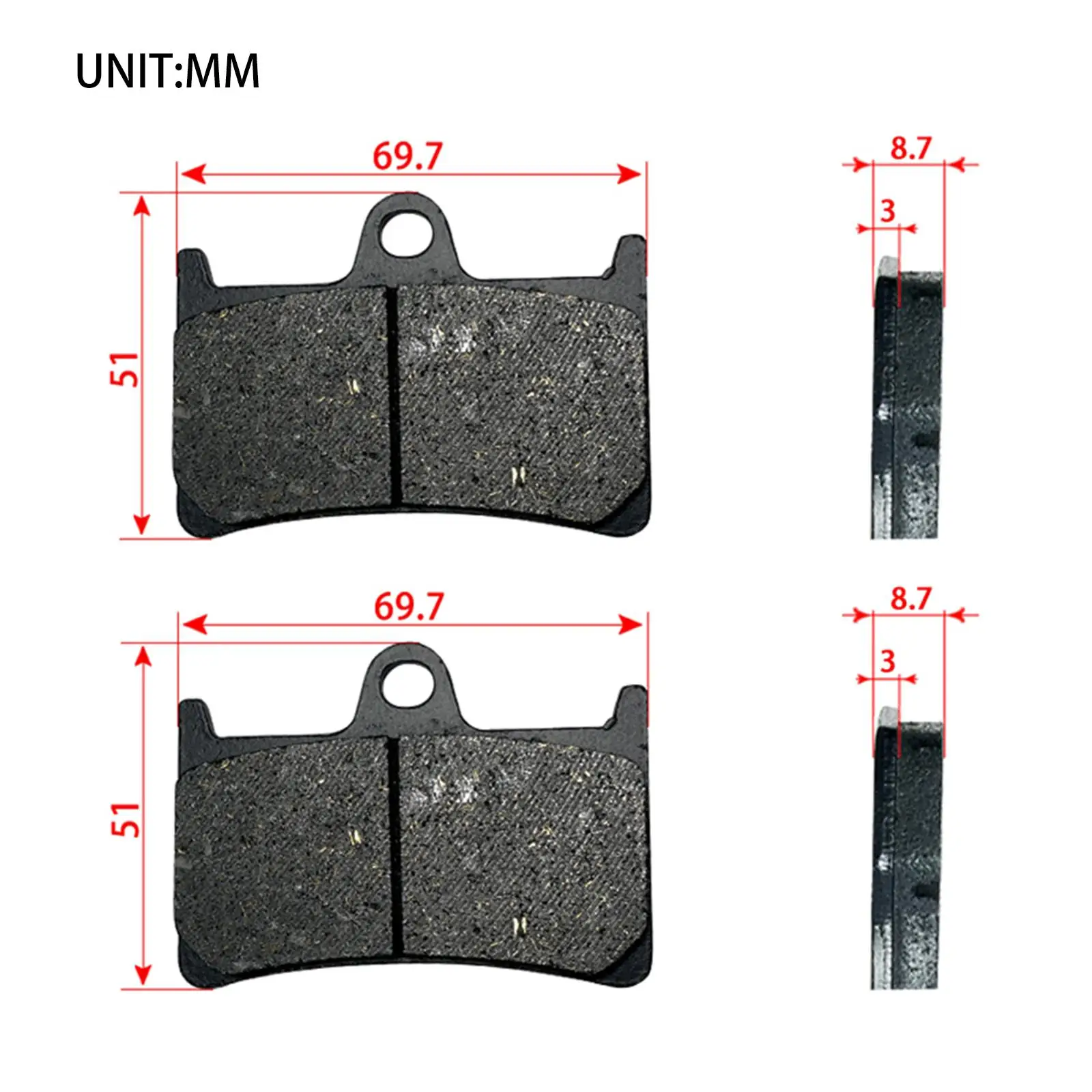 motorcycle accessories Front Brake Pads Set Directly Replace for Yamaha XP 530 Tmax Accessory