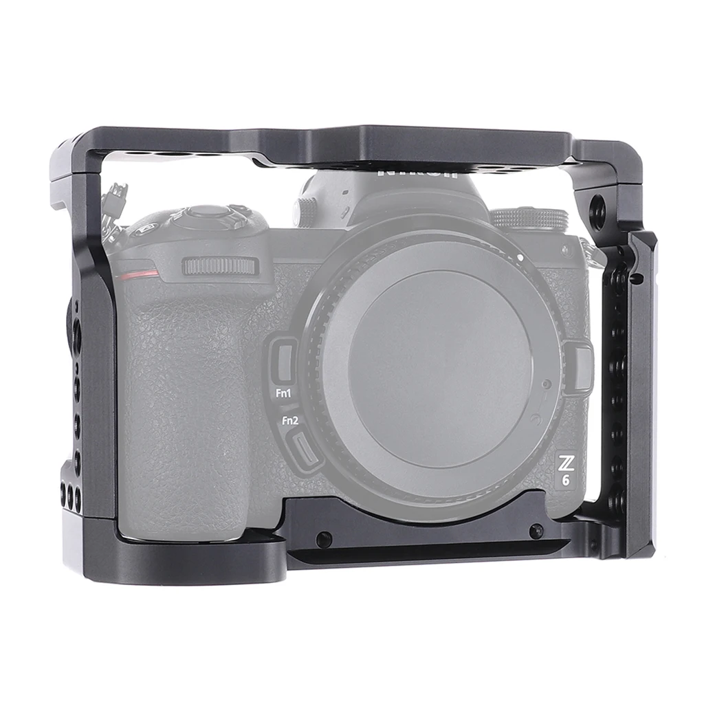 

Корпус для камеры Nikon Z5/Z6/Z7/Z6II/Z7II с креплением для холодного башмака для светодиодного микрофона из алюминиевого сплава