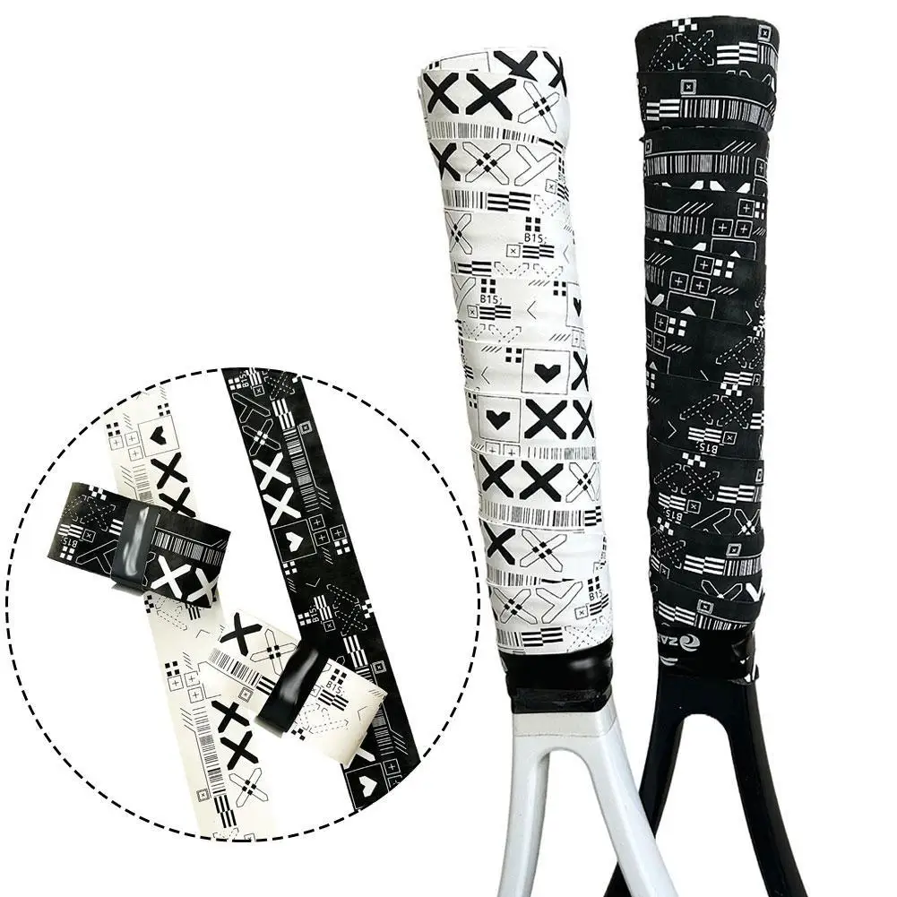 Badminton Tennis Racket Grip Rubber Individual Matte Print Dry Anti-slip Accessories Protective Strap Grip Wicks Sweat Gri I2L5 | tennis overgrip,tennis accessories,sticky overgrip,racket overgrip