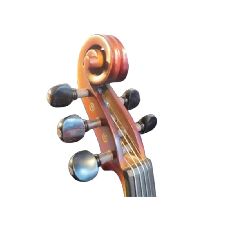 Solid wood Baroque style brown color 4/5strings electric violin 4/4 +Acoustic violin