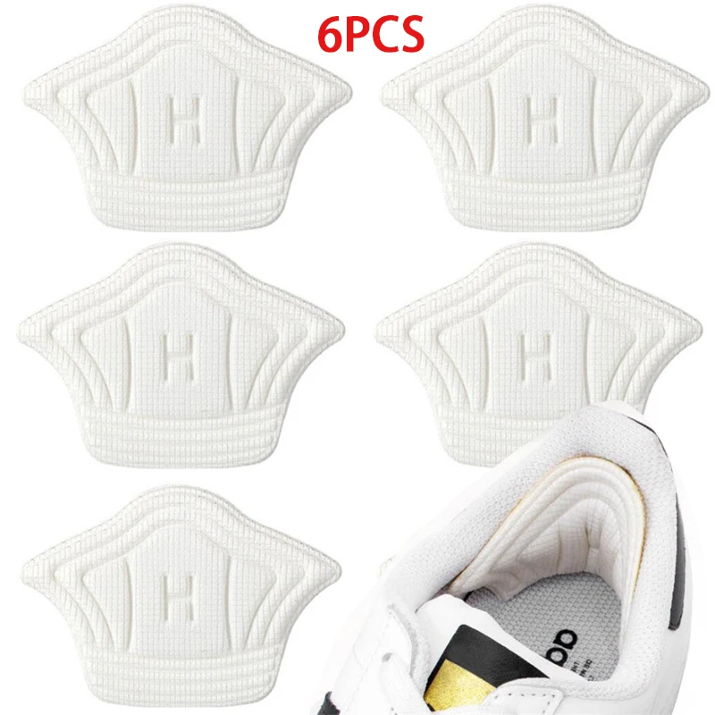 shoe insoles heel patch insole heel protector shoe repair patches heel protector pads shoe repair patch heel insoles shoe repair stickers heel cushion insole heel cushion protector 6Pcs Insoles Patch Heel Pads for Sport Shoes Adjustable Size Antiwear Feet Pad Cushion Insert Insole Heel Protector Back Sticker