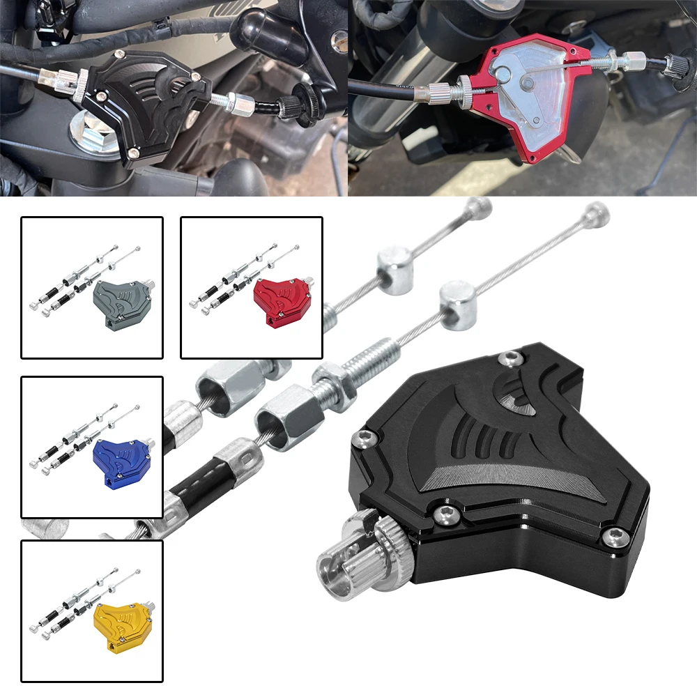 Stunt Clutch Easy Pull Cable Lever System – CNC Billet Aluminum, Universal Fit For Streetbikes & Dirt Bikes – FXCNC