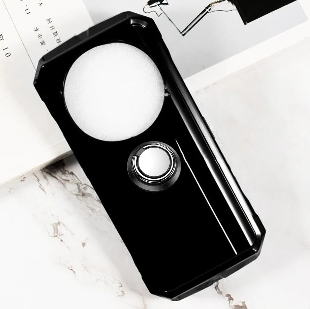 Enhanced Back Ring Holder Phone Cover - TPU Soft Silicone Case for 6.58 Devices (2023 Edition)