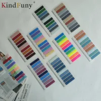 200 Sheets Creative Transparent PET Waterproof Sticky Note Pads Notepads Posits for School Stationery Office Supplies 2