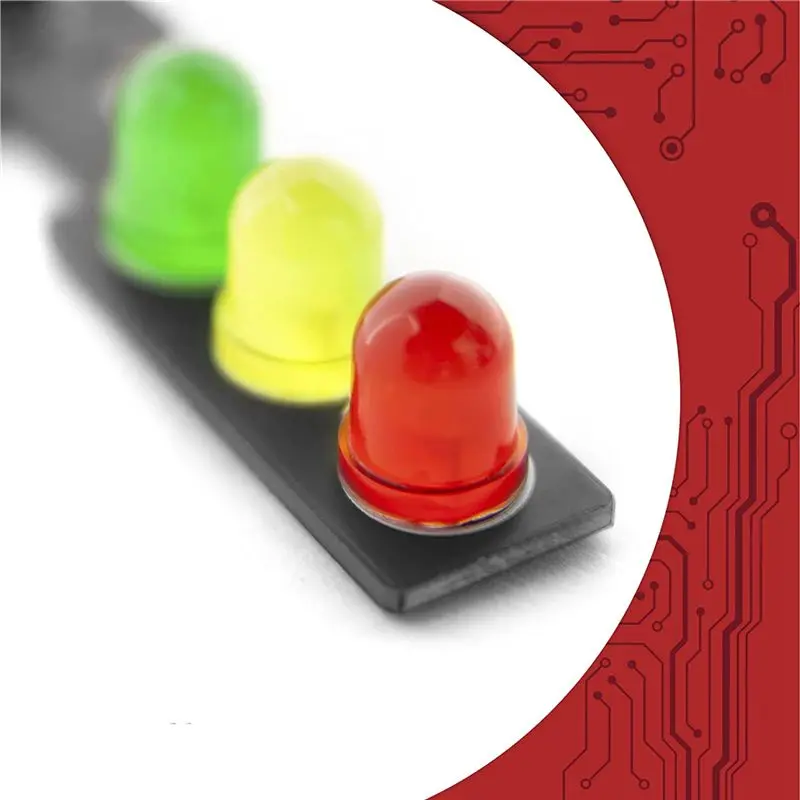 25X LED 신호등 모듈 창의적인 DIY 미니 신호등 3.3-5V 아두이노와 호환 가능