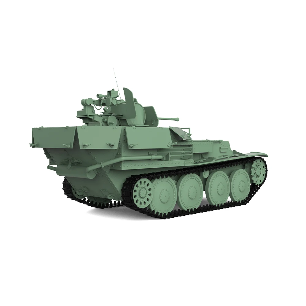 SSMODEL 1/144 밀리터리 모델 키트, 독일 38T Sd.Kfz.140 Flakpanzer 탱크, SS144727