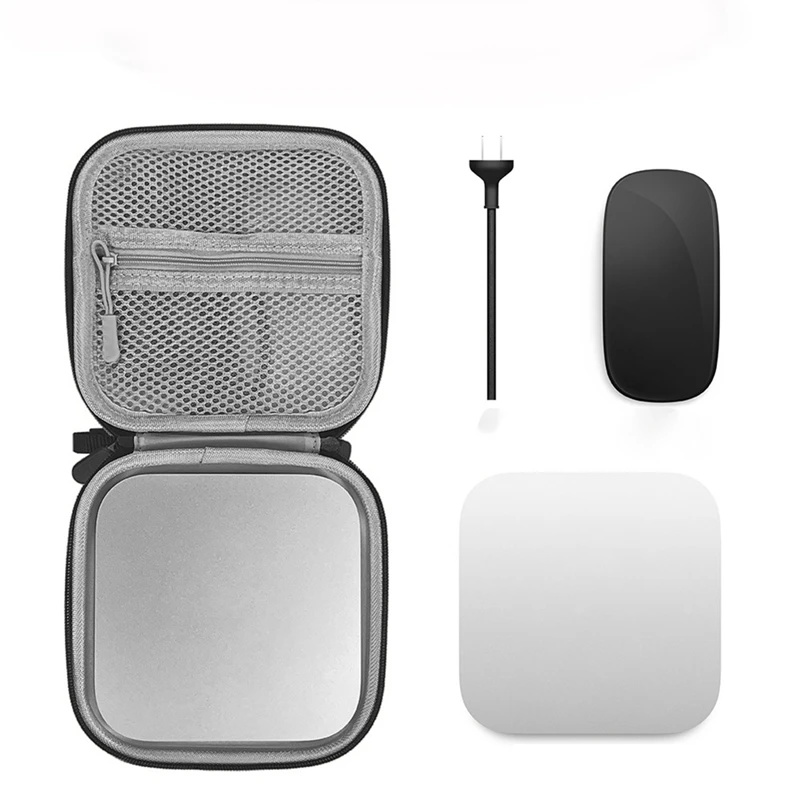 T43C-For Mac Mini Hard Carrying Case Shockproof Travel Storage Bag Protective Case Carrying For M4 Pro/M4 Chip