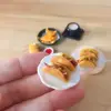 1/12 Scale Dollhouse Miniature tacos Baking burrito for Blyth OB11 BJD Doll House Kitchen Play Toys Accessories 3