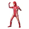 Iron Man Cosplay Bodysuit Jumpsuit Halloween Carnival Party Cosplay Costume for Child Iron Man Costume for Kids Superhero 3