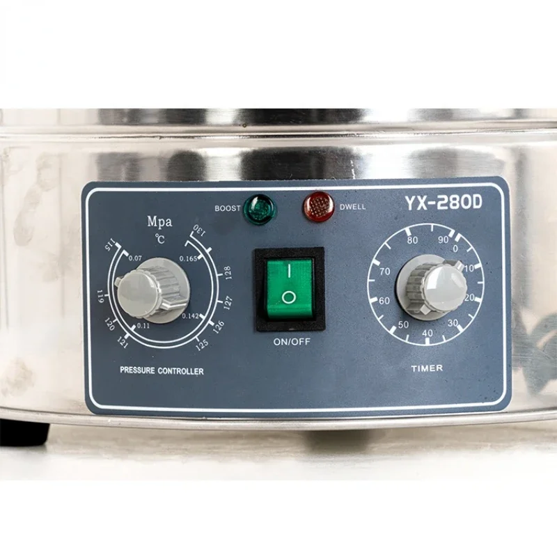 Automatic High Temperature Pressure Steam Sterilizer Pots 18L/24L/30L Portable Sterilization Autoclave Surgical Medical