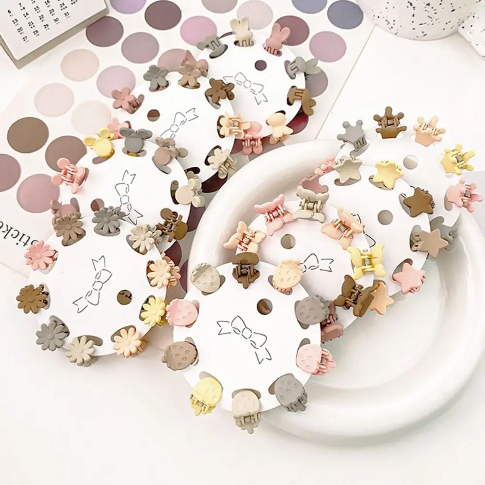 

Hair Clip Mini Hair Claw Hair Accessories Frosting Flower Mini Hair Claw Hair Ornaments Barrettes Star Hair Crab Clip Children