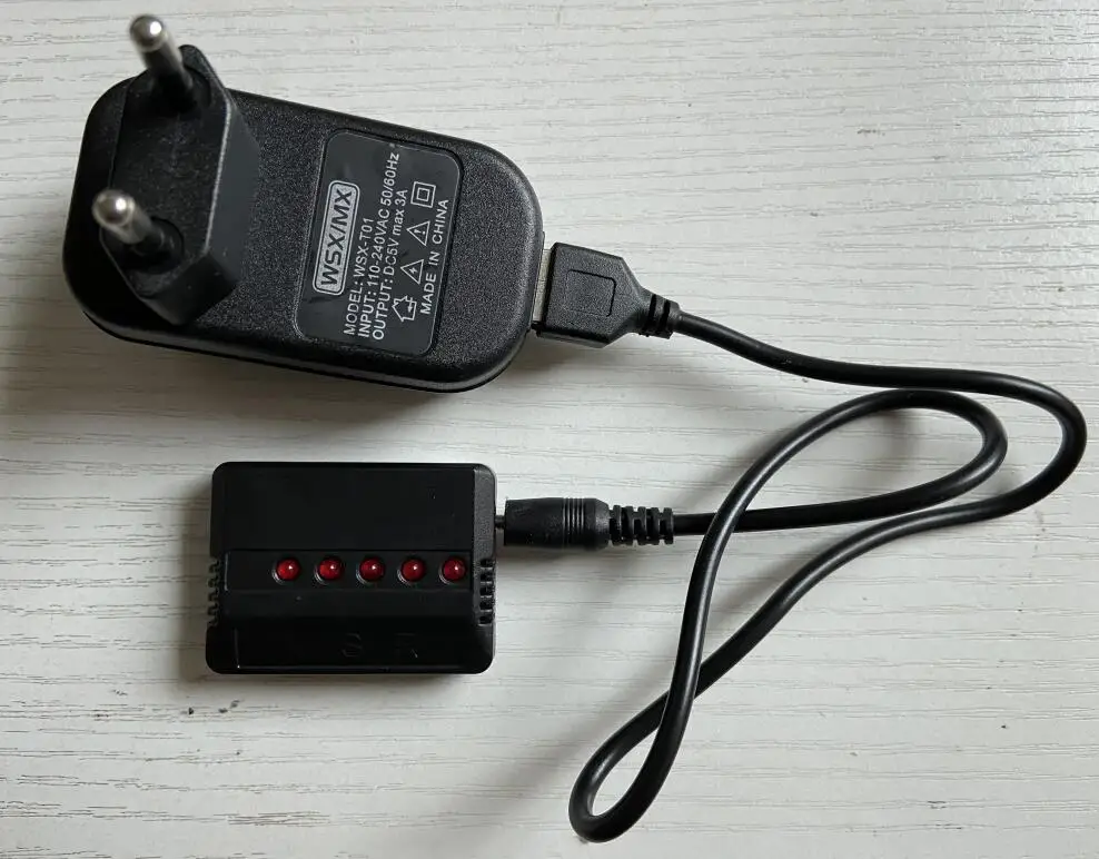 3.7V 1 Conversione 5 Lipo Battery Balance Wall Charger Alimentatore 110V-240V Ricarica Per Cheerson Cx-10 Jrc H20 Mx2.0 Pin