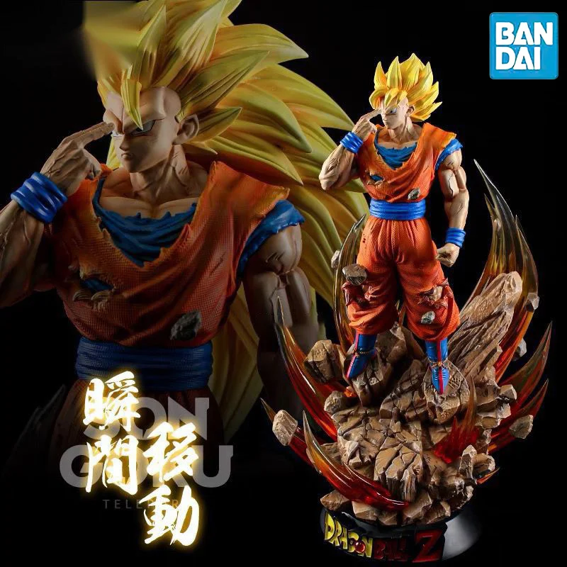 

30cm Dragon Ball Pvc Super Anime Figurine Model Gk Vegetto Action Figure Vegetto Goku Led Fit Figures Statue Collection Toy Figm