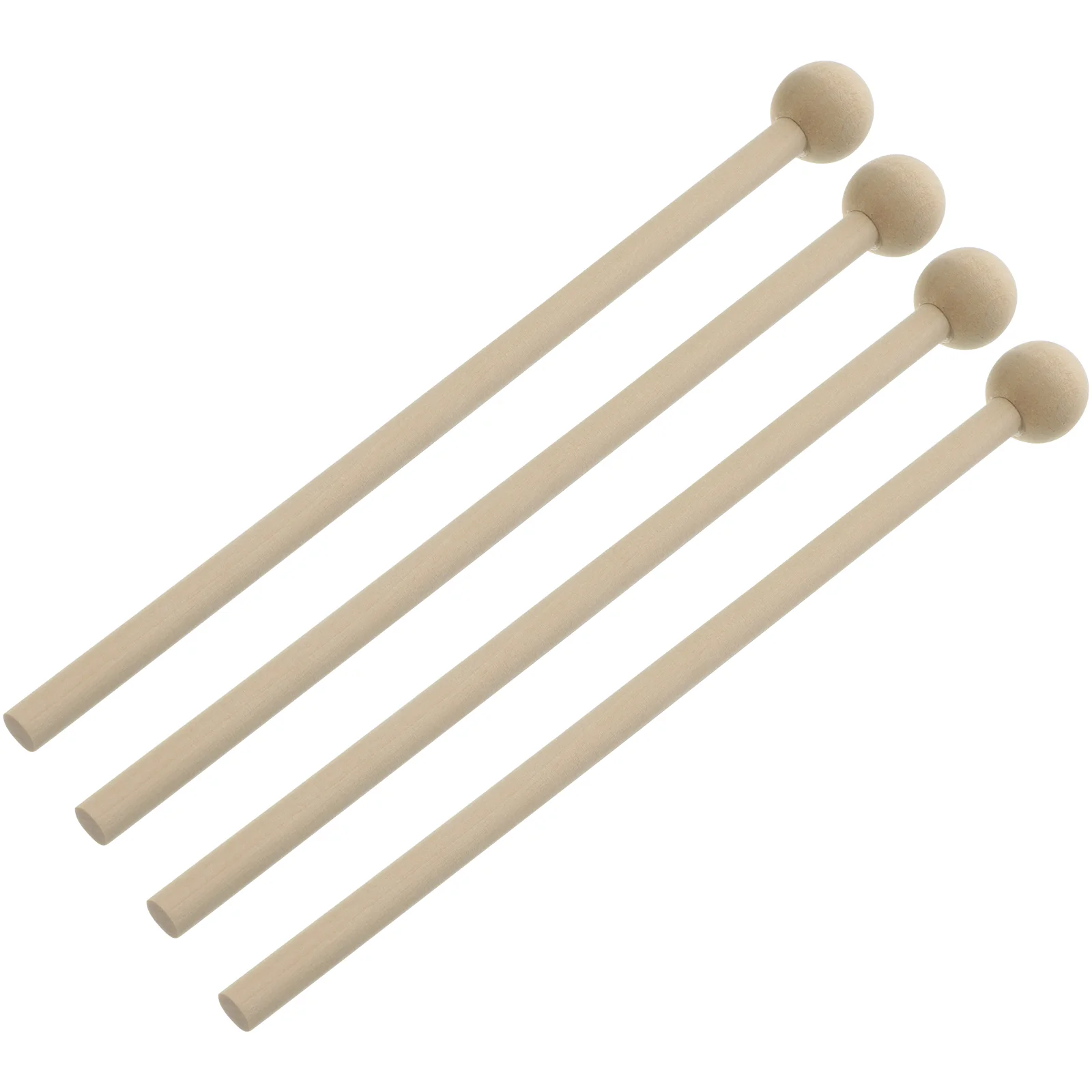 Percussion Sticks Wood Mallets Musical Instrument Percussion Accessories for Energy Chime Wood Block musical spoons instrument with wooden handle multi functional percussion instrument percussion instrument irish metal