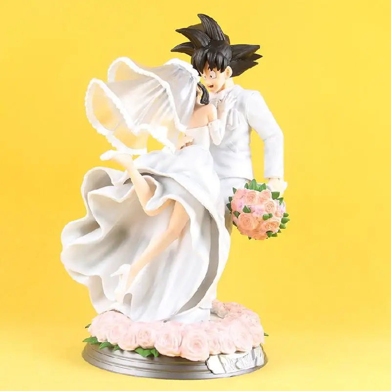 ドラゴンボール 悟空とチチ ウェディングフィギュア ドラゴンボール 悟空とチチ ウェディングフィギュア ジャンク