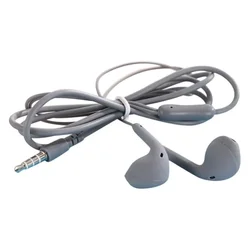 Enhanced Stereo In - Ear Earphones with Microphone and Heavy Bass (Grey)