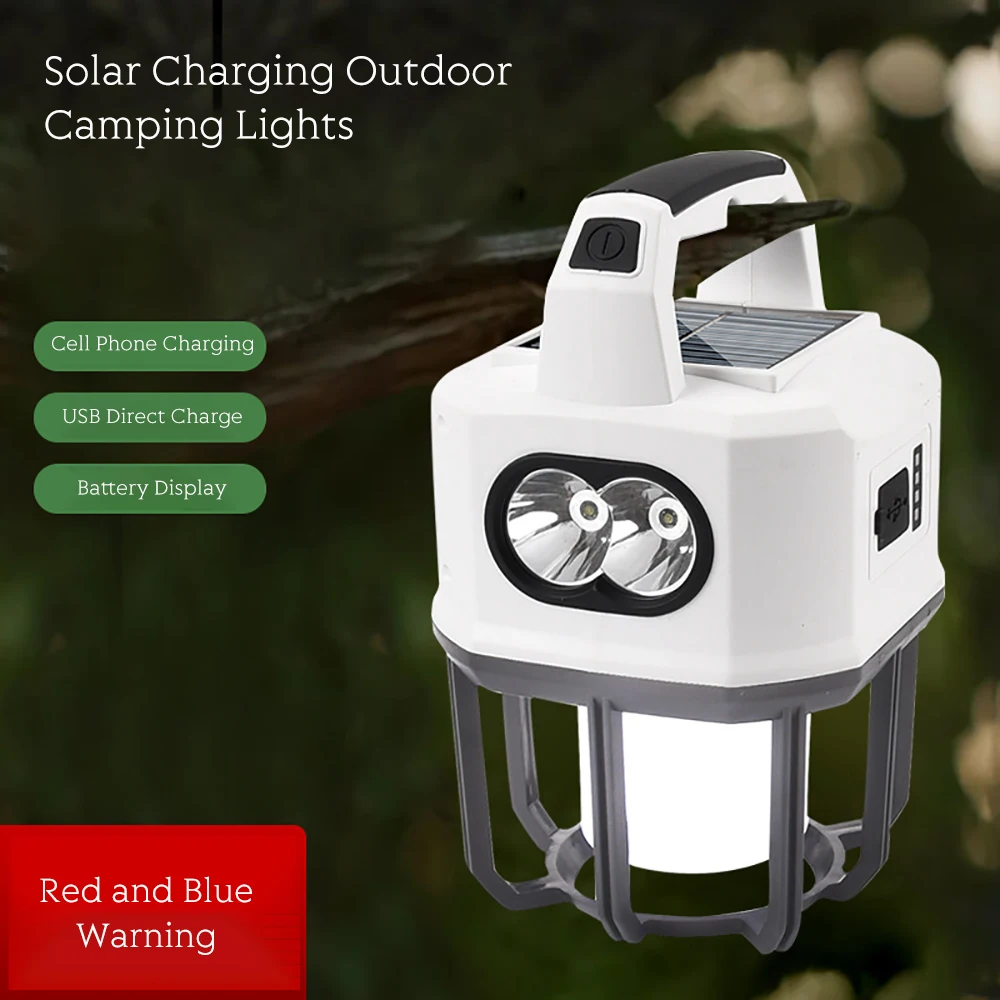 

Camping Light Tent Light Solar Portable Hanging Emergency Waterproof Drop Resistant Multi-Speed Adjustment Endurance