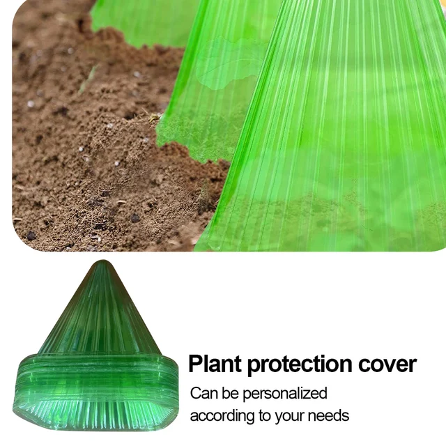 30/20/10 db Újrahasznosítható Műanyag Kerti Növényi Csengő Borító Üvegházhatások Csírázási Burkolat Fagy Őr Fagyvédelem - Image 5
