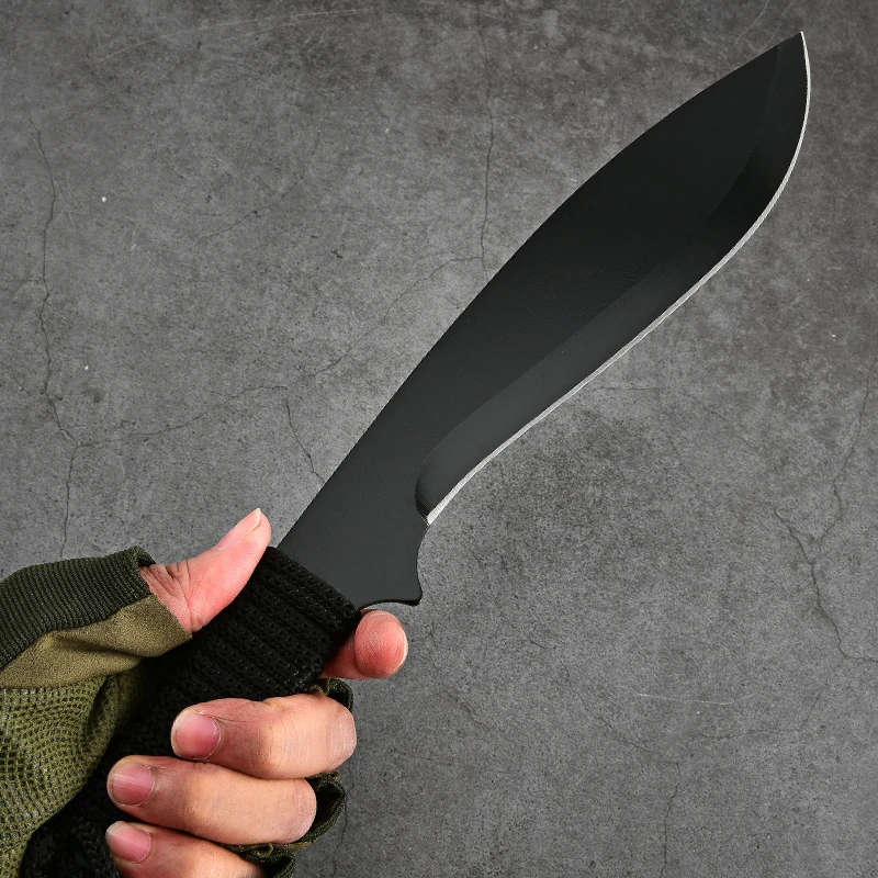 Outdoor Camping Style Small Straight Knife Outdoor Knife Camping Style Portable Survival Small Knife Household Stainless Steel F 3